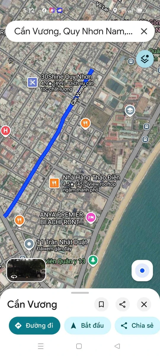 Bán nhà 2 tầng mặt tiền Cần Vương, Quy Nhơn, 92m², 7 tỷ 6 - Ảnh thu nhỏ 2