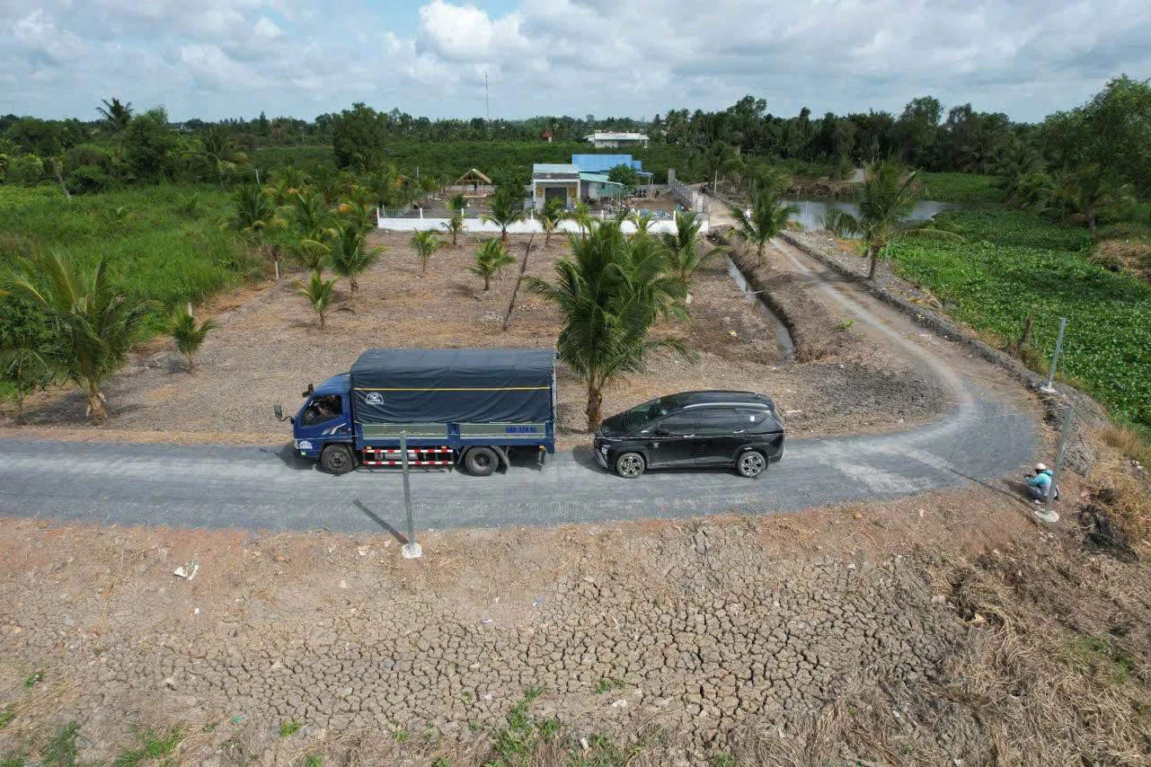Bán đất mặt tiền sông Vàm Cỏ Đông 750m2, có 150m2 thổ cư, xã Thạnh Hòa - Ảnh 1