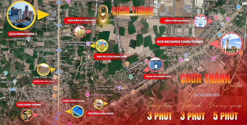 Bán đất Chơn Thành Plaza 650 triệu