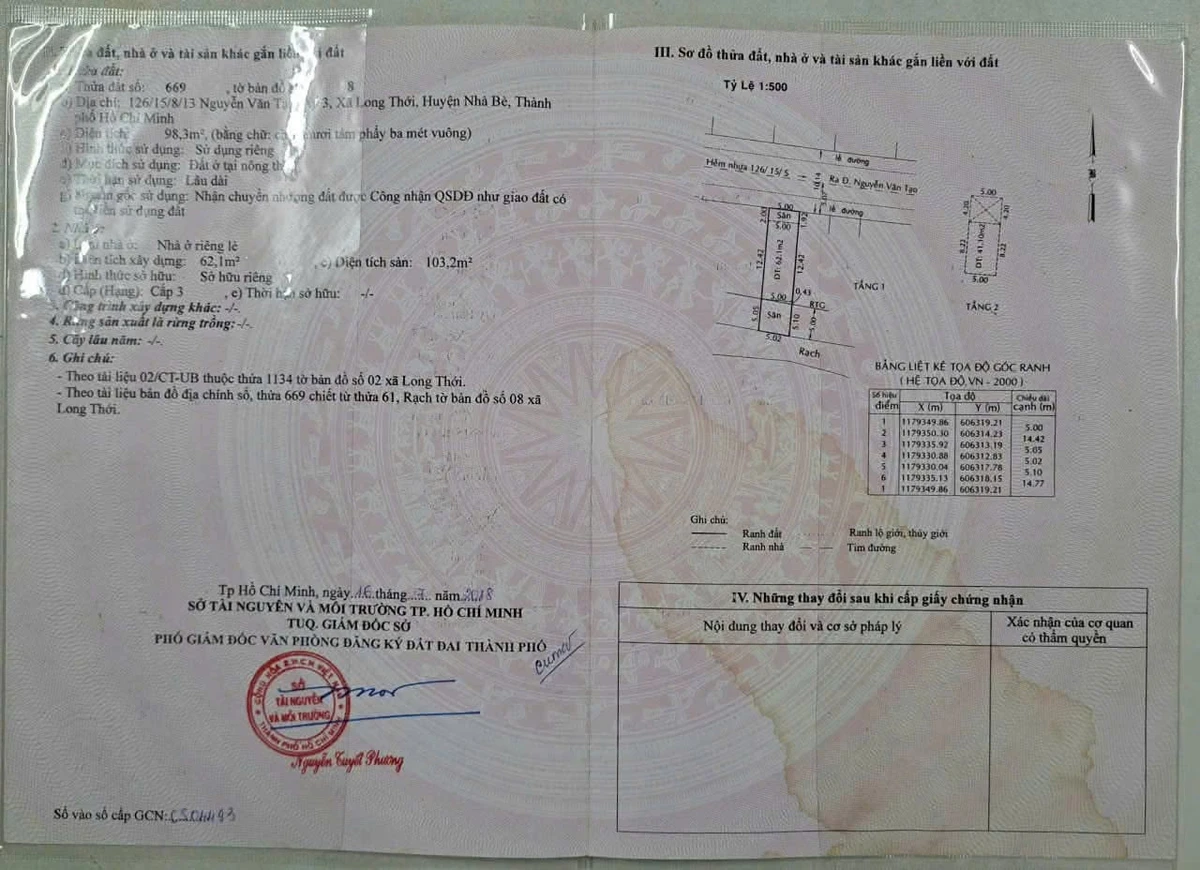 Bán nhà hẻm 126 Nguyễn Văn Tạo, 100m², 2PN, 4.8 tỷ - Ảnh 1