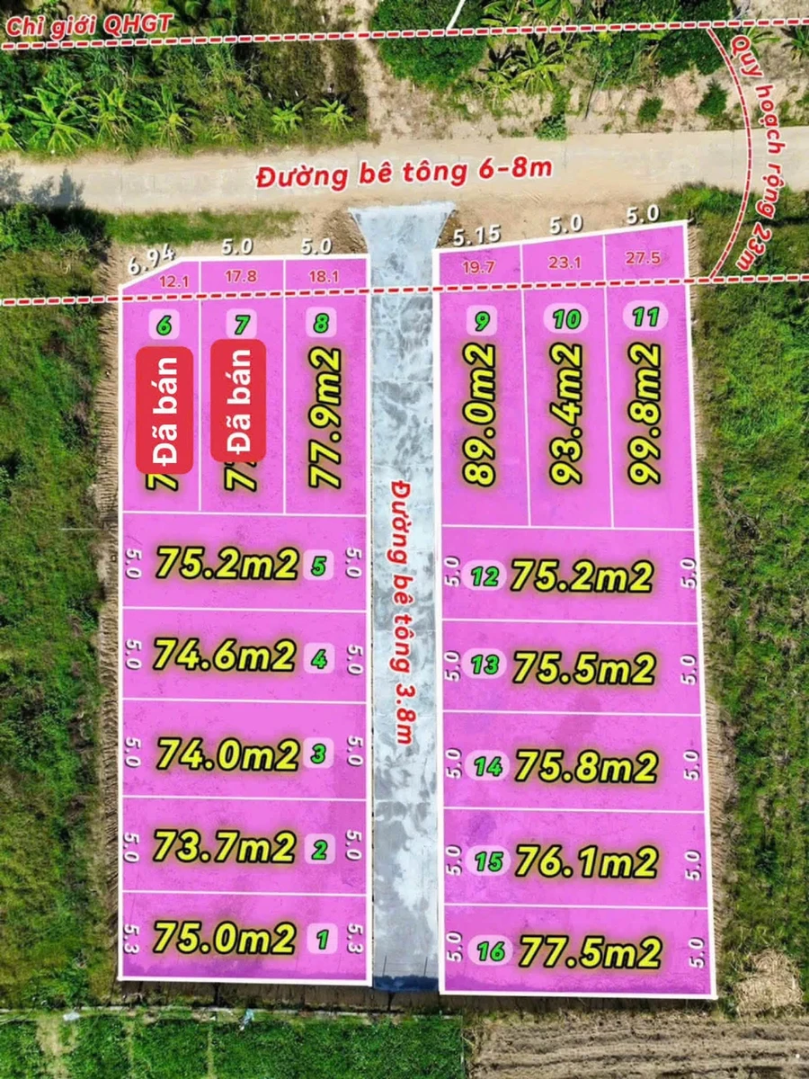 Bán đất Diên Phước 75m² chỉ 350 triệu - Ảnh thu nhỏ 3