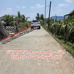 Bán đất lúa 2.000m2 được chuyển thổ, mặt tiền đan ô tô tại xã Vĩnh Công, Châu Thành, Long An - Ảnh thu nhỏ 2