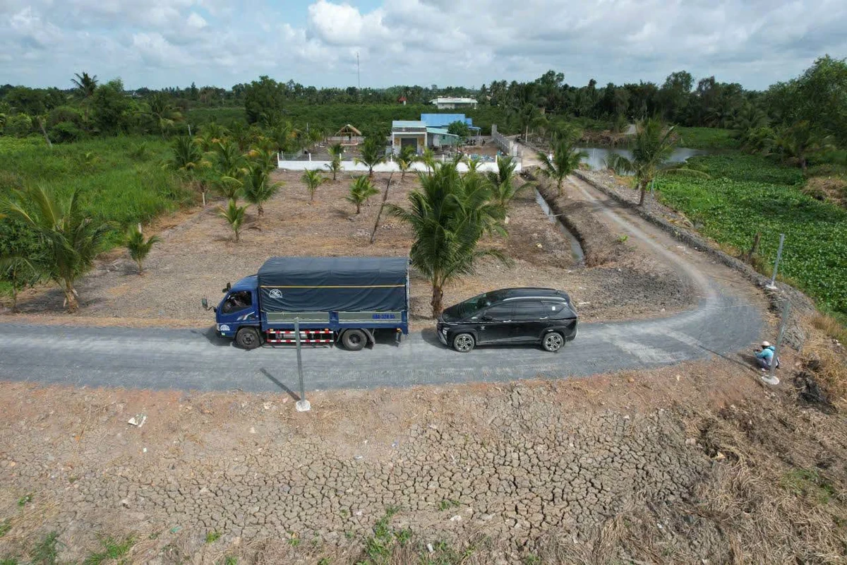 Bán 2 lô đất vườn 750m2 mặt tiền sông Vàm Cỏ Bến Lức - Ảnh thu nhỏ 4
