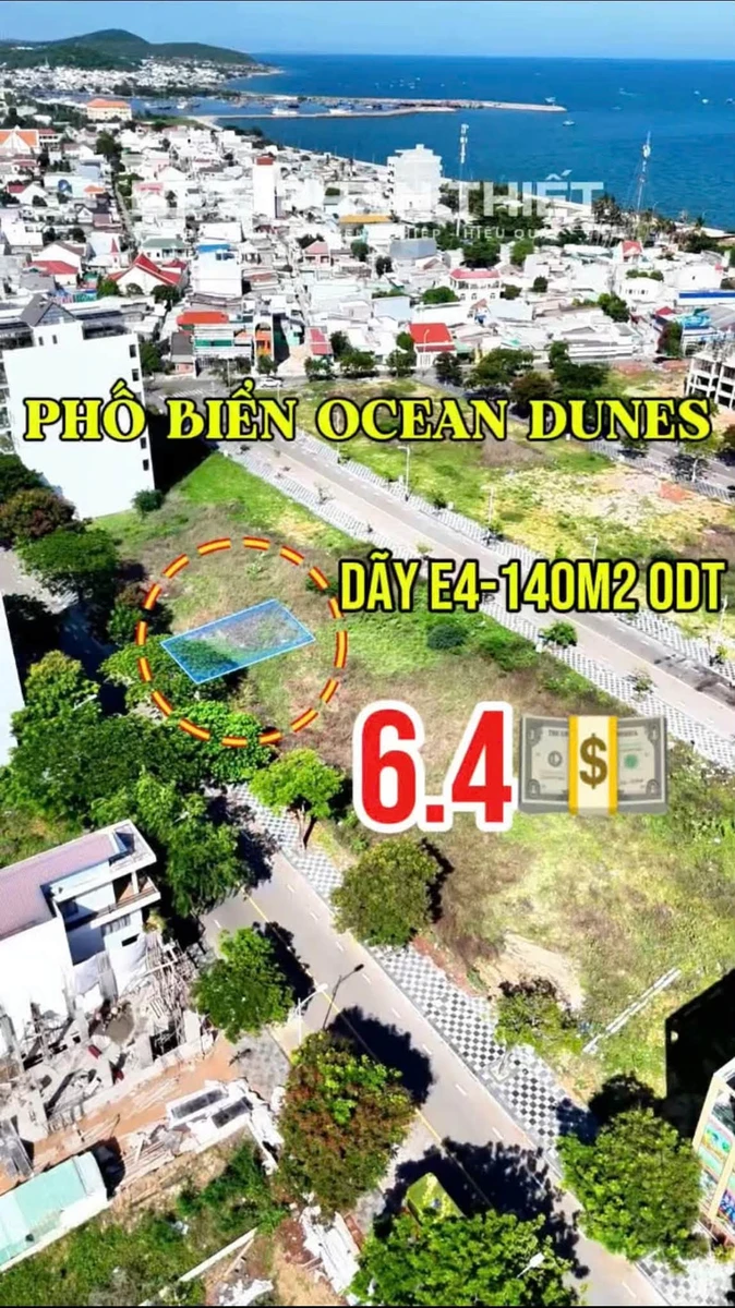 Bán nền đất Ocean Dunes 140m² view biển, giá 6.4 tỷ - Ảnh thu nhỏ 2