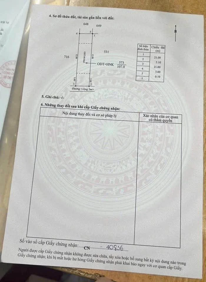 Bán đất 107m² đường B2 gần Phạm Ngũ Lão, Bình Chánh - Ảnh thu nhỏ 3
