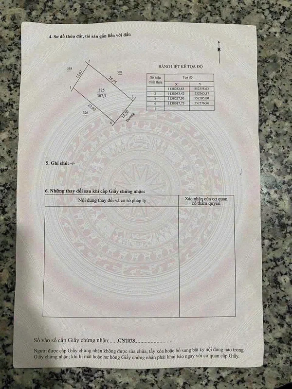 Bán đất 250m2 ngang 10m, có 50m thổ cư tại Quới Thành (nay là Tiên Thủy)