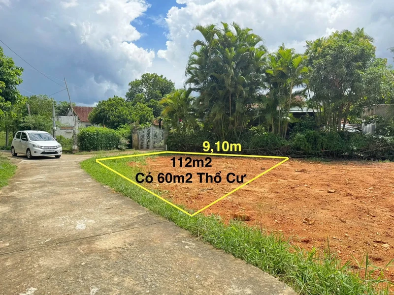 Bán lô đất 112m² Hoà Tân Tây Tây Hoà 280 triệu