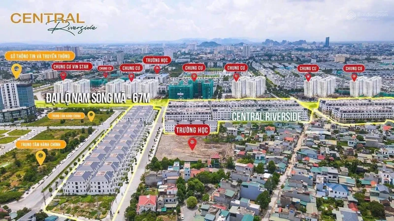 Sốc! Cắt lỗ tận 800 triệu căn liền kề 85m2 Central Riverside