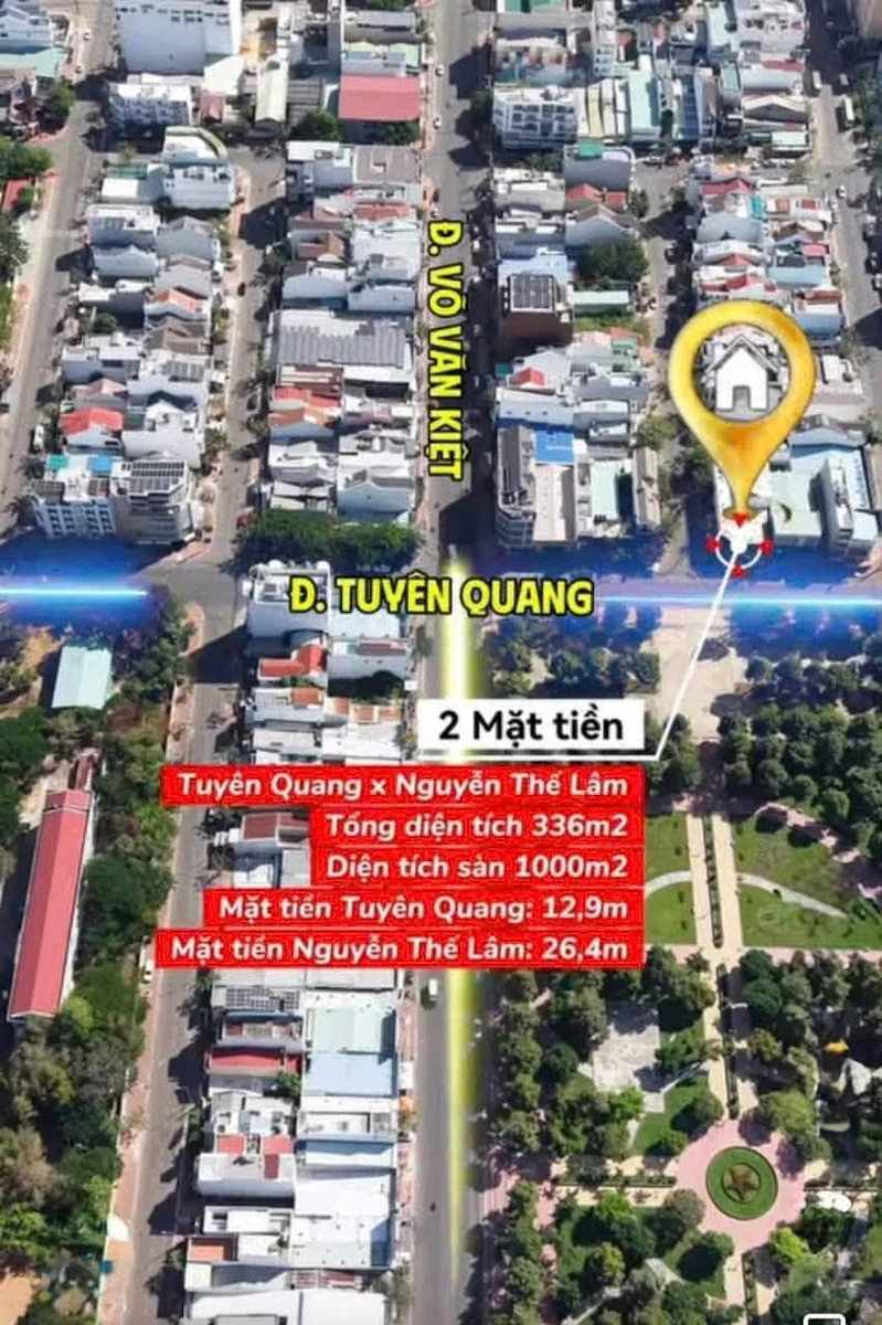 Bán lô góc 2 mặt tiền Tuyên Quang - Nguyễn Phúc Nguyên, 320m2, giá 30 tỷ, trung tâm Phan Thiết - Ảnh thu nhỏ 4