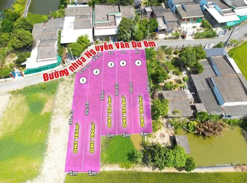 Bán đất nền mặt tiền Nguyễn Văn Dư, Tân Trụ 150m² 660 triệu