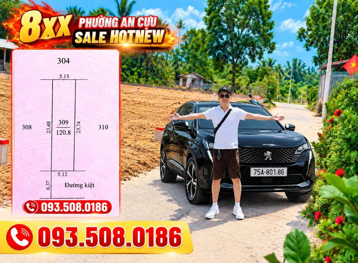 Bán lô đất 120m² kiệt 86 Thiên Thái, Huế - Ảnh 1