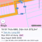 Bán lô góc 2 mặt tiền 190m² An Ngãi, Nhà Bè, 2 tỷ 235 triệu - Ảnh thu nhỏ 1