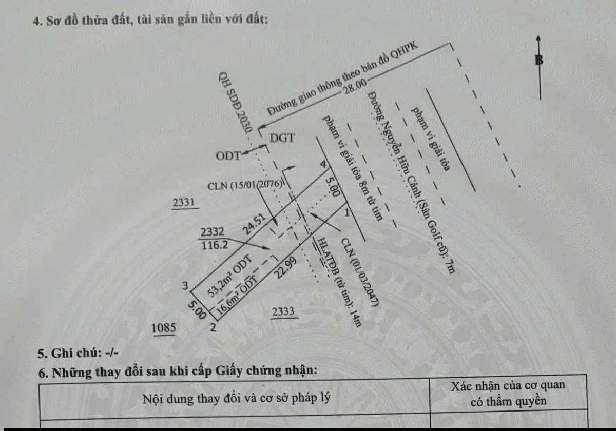 Bán đất mặt tiền Nguyễn Hữu Cảnh 123 m² Lái Thiêu - Ảnh thu nhỏ 2