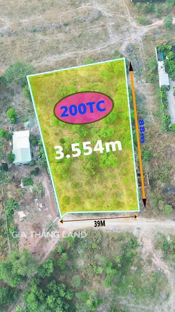 Bán đất 3.554m² mặt đường Đồng Xoài, Bình Phước, 4 tỷ