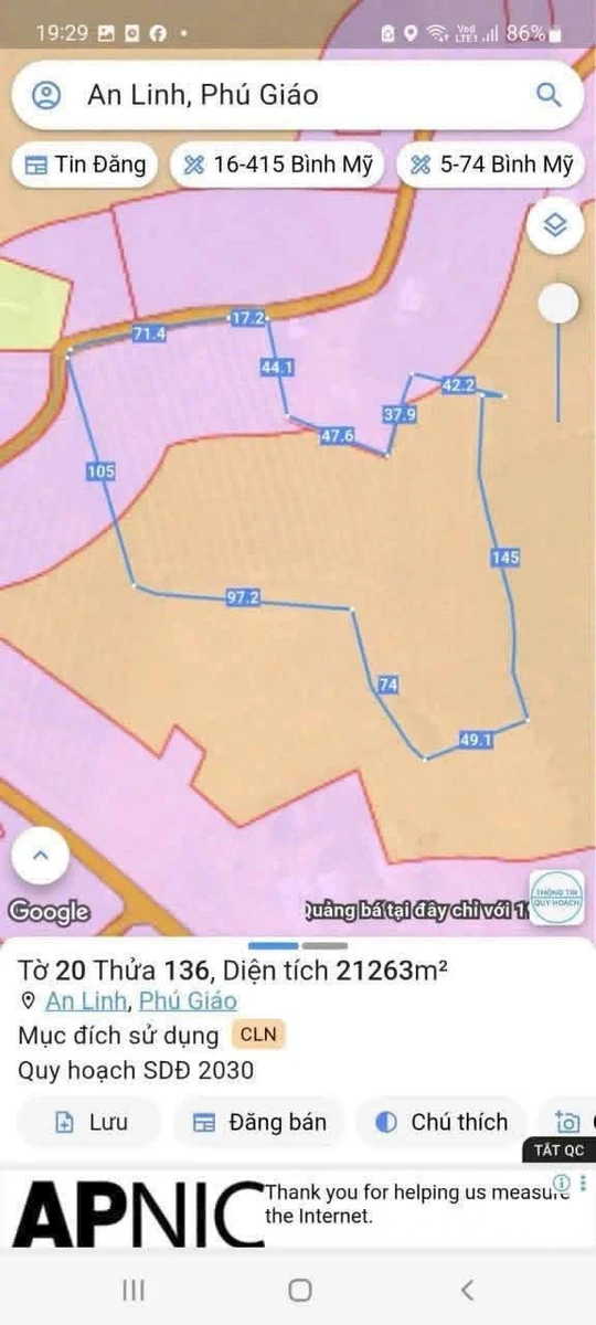 Bán đất 2,1ha cao su Phú Giáo Bình Dương 8,2 tỷ - Ảnh thu nhỏ 2