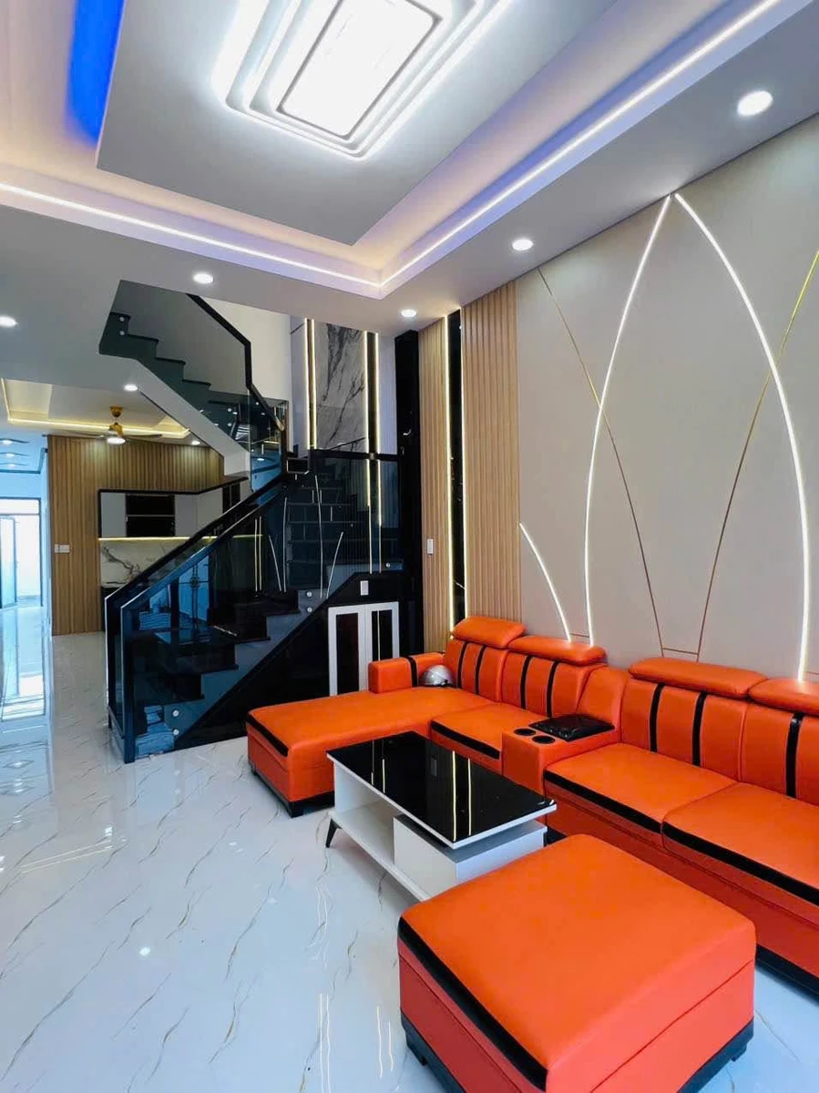Bán nhà mặt tiền đường Lương Văn Tiên, 4x27m, 4PN, thị trấn Cần Giuộc, Tây Ninh - Ảnh thu nhỏ 5