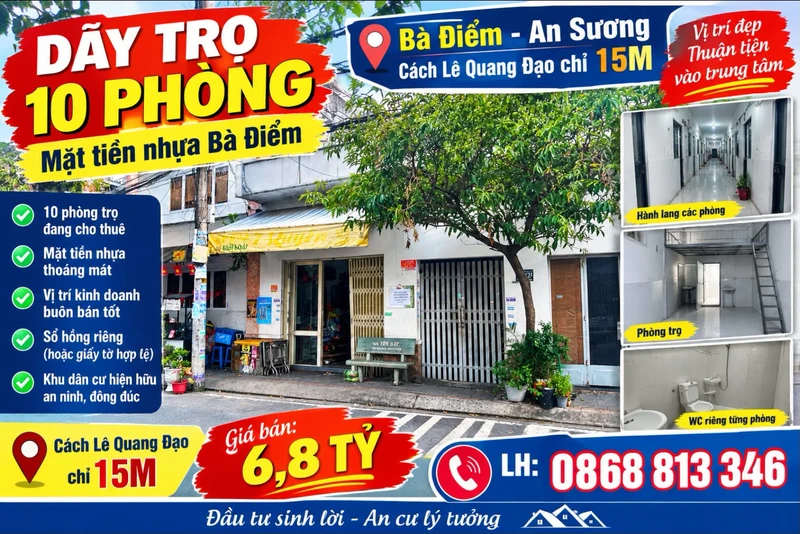 Bán căn hộ Gia Thịnh Phát 58m2, 2PN, đường Nguyễn Du housegreen