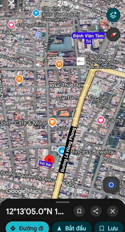 Bán lô đất 2 mặt tiền 50m² Phước Long Nha Trang