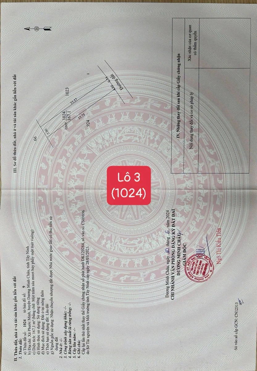 Bán đất thổ cư 5x33 giá 219 triệu tại Phước Minh, Dương Minh Châu, Tây Ninh - Ảnh thu nhỏ 2