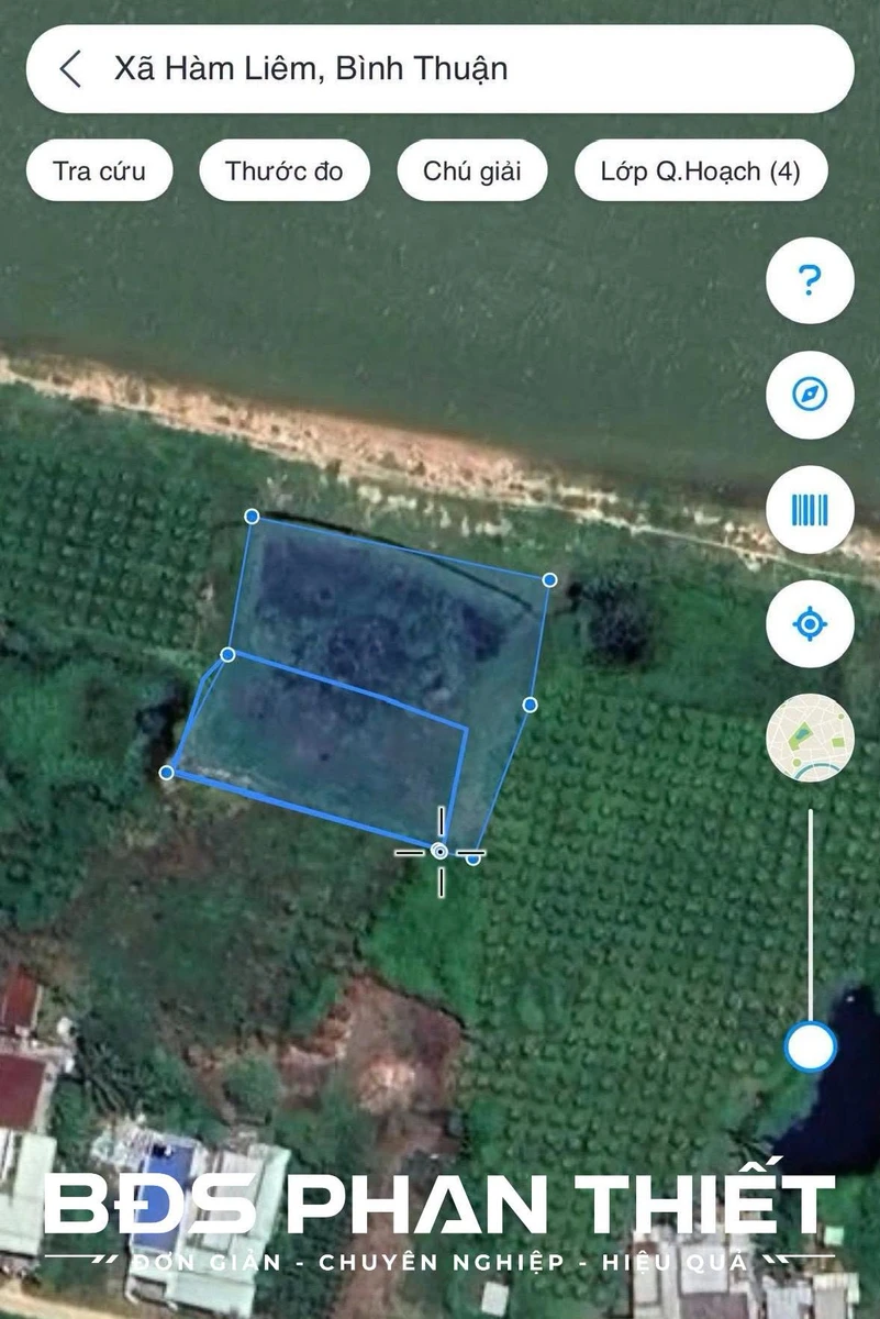 Bán đất vườn view hồ Hàm Liêm 1427 m2 - Ảnh 1