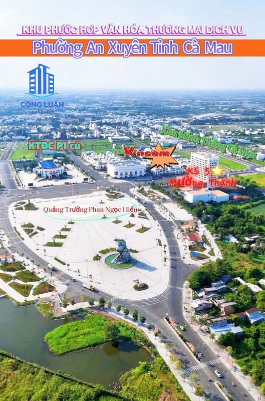 Bán villa Vincom 150m² 1 trệt 2 lầu Cà Mau 5 tỷ