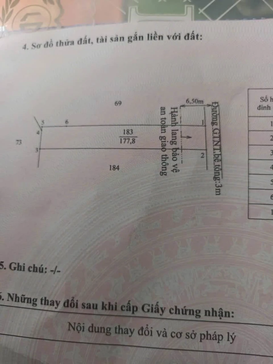 Bán đất thổ cư 5x36m (180m2) giá 520 triệu tại xã Vĩnh Công, Tây Ninh - Ảnh thu nhỏ 4