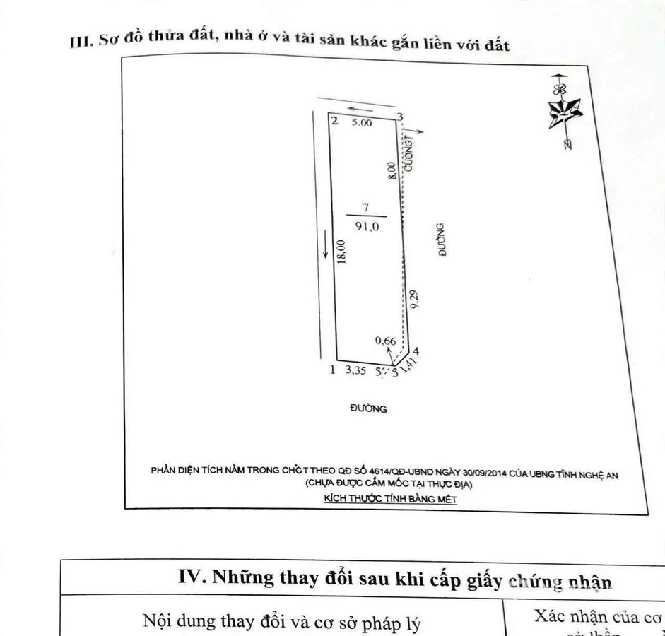 Bán lô đất góc 2 mặt tiền 91m² Vinh, Nghệ An - 4 tỷ - Ảnh thu nhỏ 5