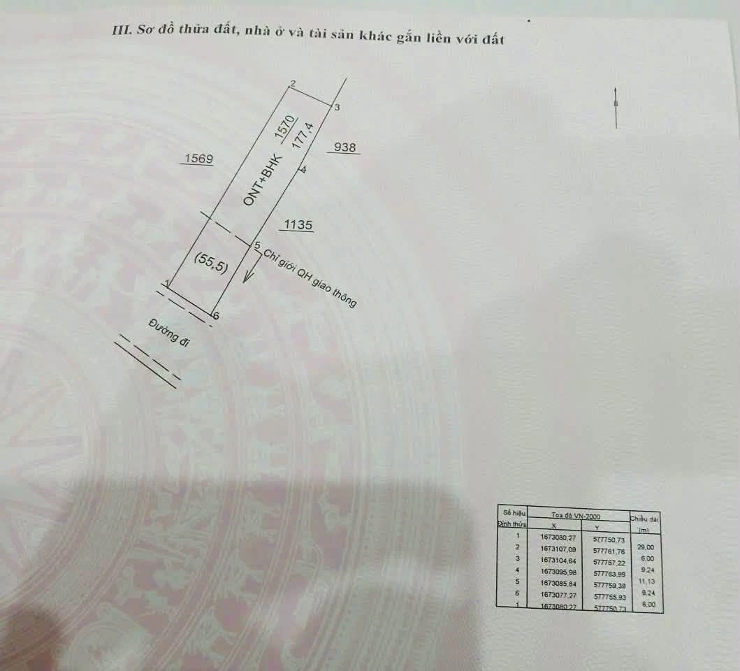 Bán lô đất mặt tiền Tỉnh lộ 623B Nghĩa Thuận 180m² - Ảnh 1