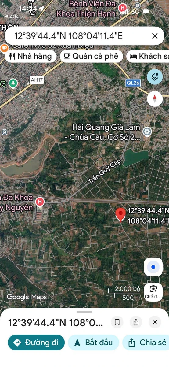 Bán đất 31x90m hẻm cấp 1 Võ Nguyên Giáp, Phường Tân Lập, Đắk Lắk giá 10 tỷ - Ảnh 1