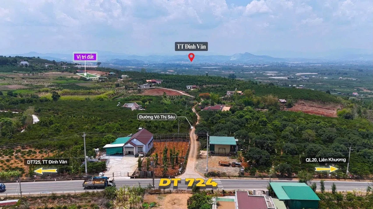 Bán đất mặt tiền Võ Thị Sáu Lâm Đồng 138m² 335 triệu - Ảnh thu nhỏ 5