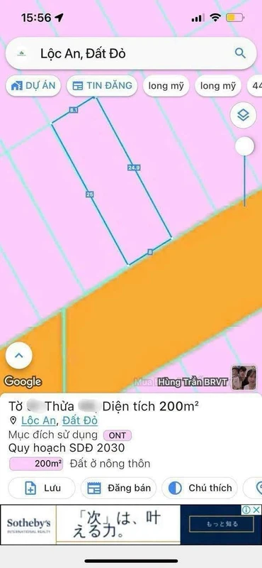 Bán đất biển Lộc An 200m2 giá 2,75 tỷ