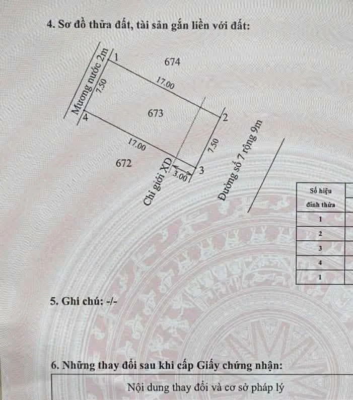 Bán đất Phước Linh, Mỹ Thượng, Huế 127.5m2, 1.7 tỷ - Ảnh thu nhỏ 2