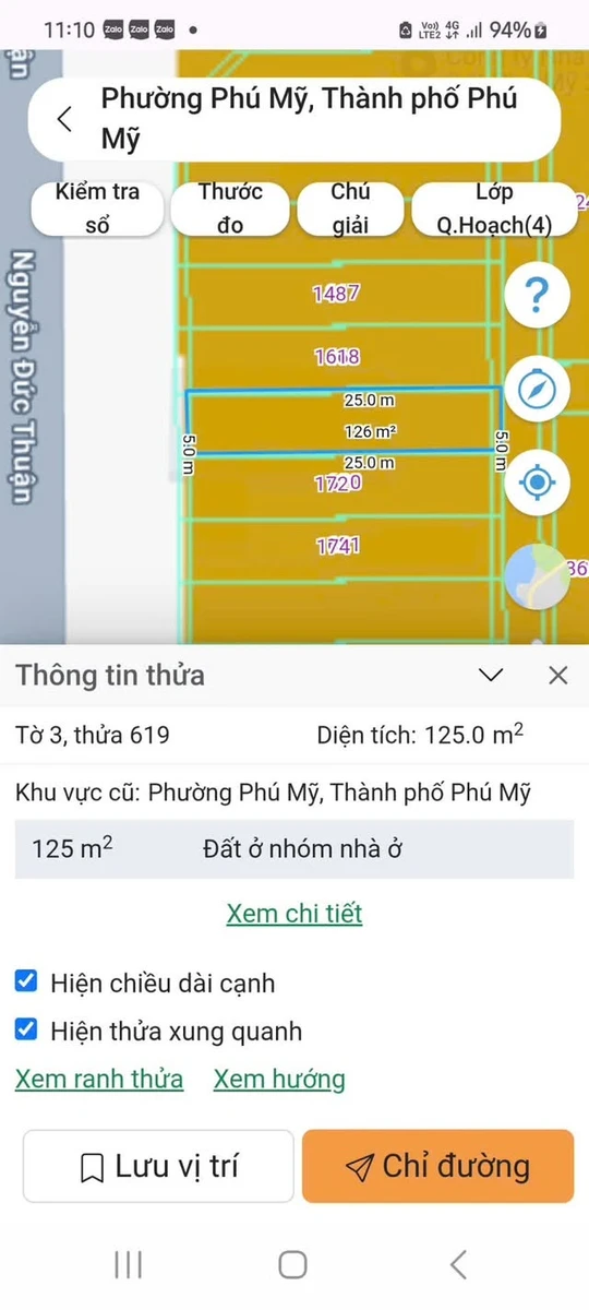 Bán đất Nguyễn Đức Thuận Bà Rịa Vũng Tàu 125m² 3,8 tỷ - Ảnh thu nhỏ 3