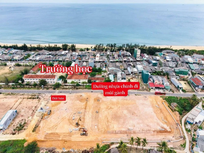 Bán đất góc 2 mặt tiền 195.5m² Hoài Hải Khánh Hòa