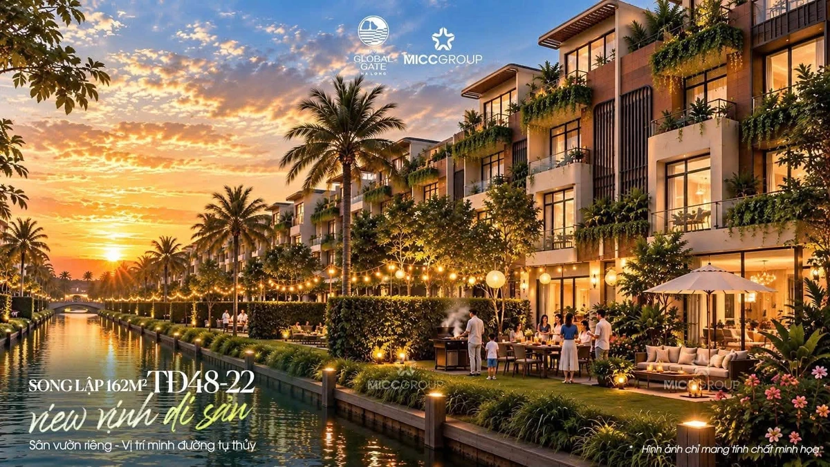 Bán biệt thự song lập 162m² sân vườn view thủy Hạ Long - Ảnh thu nhỏ 2