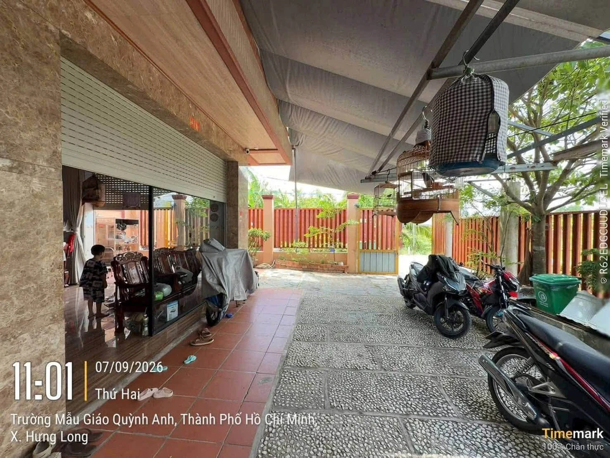 Bán villa sân vườn 189m2 Hưng Long Bình Chánh - Ảnh thu nhỏ 2