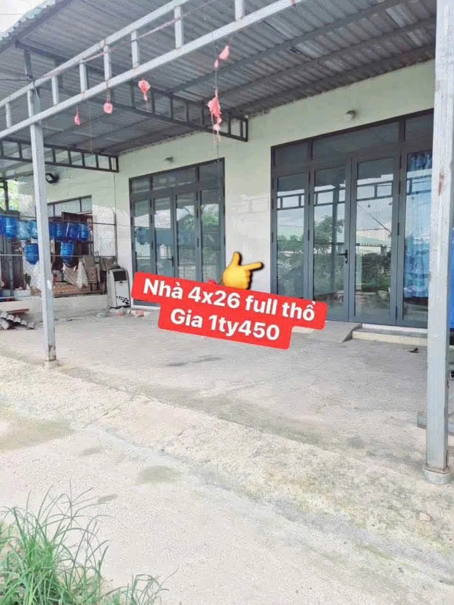 Bán nhà 2 PN tại xã Đức Hòa, Long An, 104 m2, 1.45 tỷ - Ảnh 1