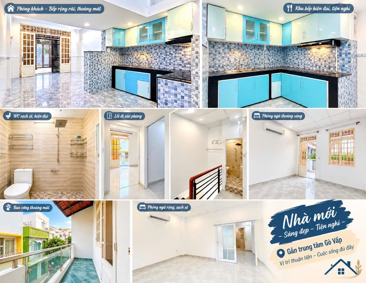 Nhà bán 3 phòng ngủ 32m² Lê Đức Thọ Gò Vấp, cho thuê 9tr/tháng - Ảnh 1