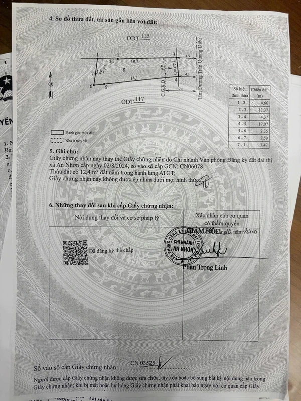 Bán lô đất góc 288m² Hiệp Hòa, 6,5 tỷ gia5ty950