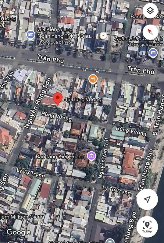 Bán nhà 2 căn liền kề 219 m² đường Hùng Vương, Rạch Giá