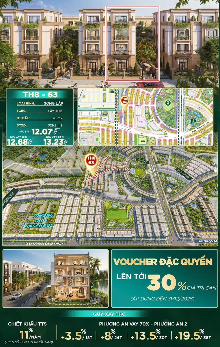 Bán song lập 329m² giá 12,07 tỷ Thiên Hà Thủ Đức - Ảnh thu nhỏ 2