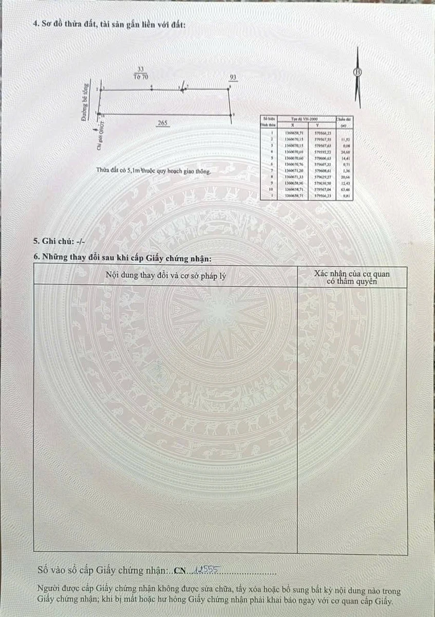 Bán lô đất vườn 750m2 Diên Khánh Nha Trang - Ảnh thu nhỏ 3