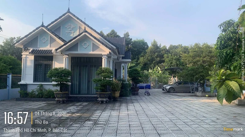 Nhà mái Thái 1.025m² Bến Cát 6 tỷ 500