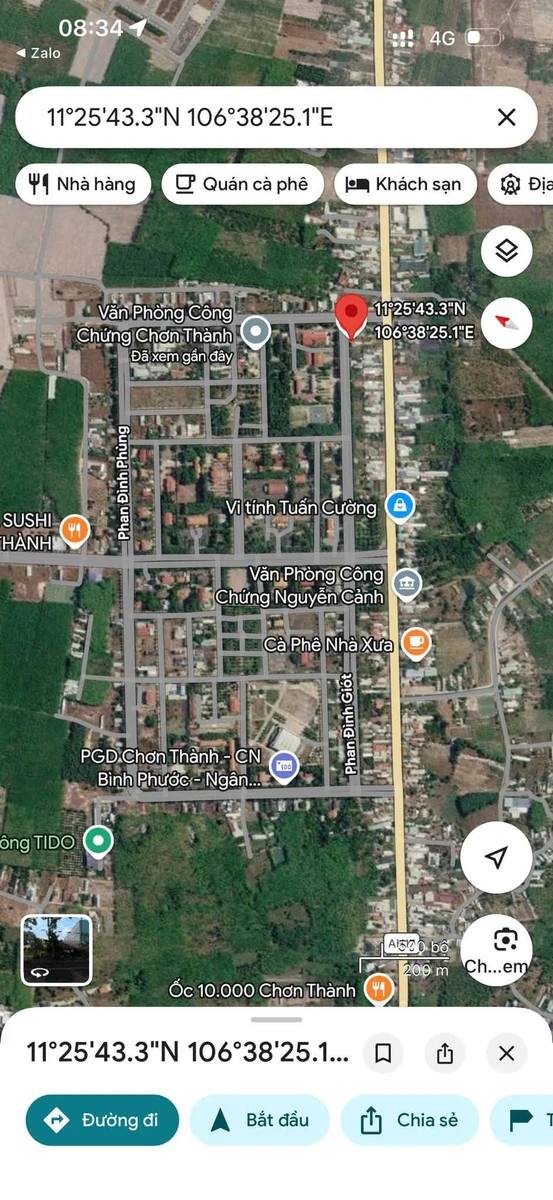 Bán đất mặt tiền Phan Đình Giót 168 m², Chơn Thành, Bình Dương - Ảnh thu nhỏ 4