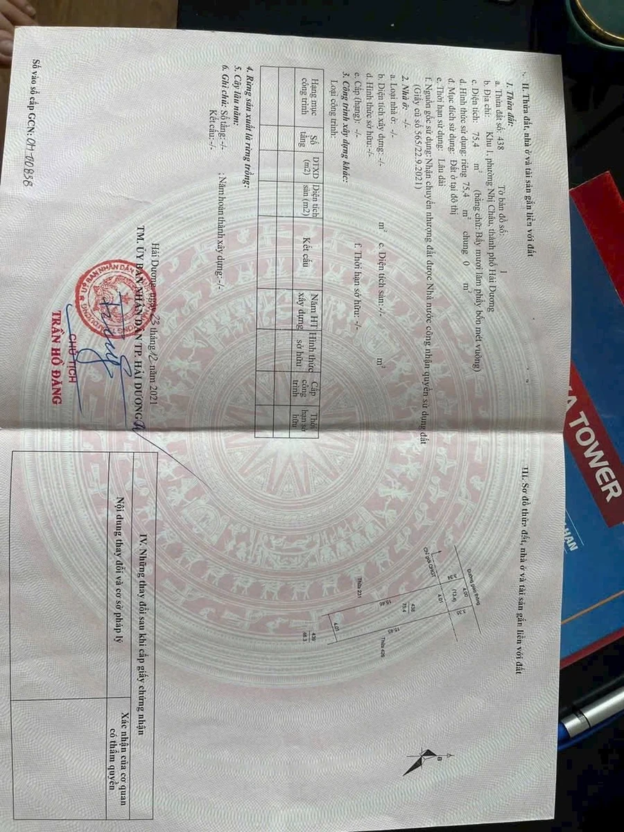 Bán đất hoa hậu 75.4 m² ngõ Trương Hán Siêu, Hải Dương - Ảnh thu nhỏ 3