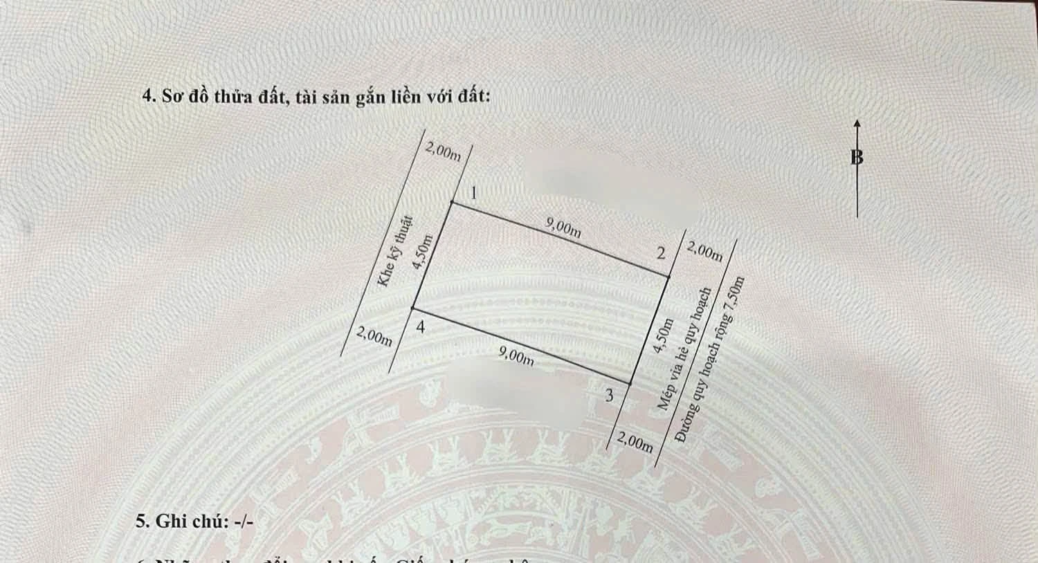 Bán đất TĐC 40,5m² mặt tiền 4,5m trung tâm Lê Lai - Ảnh 1