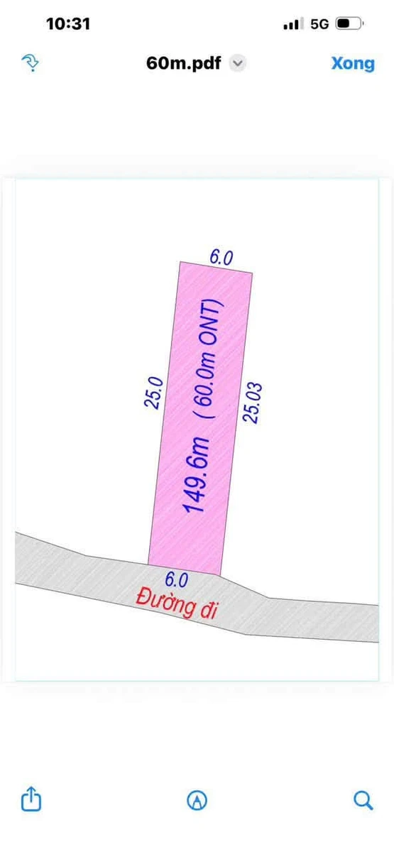 Bán đất Suối Hiệp 149.6m² 580 triệu Nhà Bè - Ảnh thu nhỏ 3