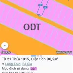 Bán lô đất Phan Thanh Giản 90m² full thổ cư Bà Rịa - Ảnh thu nhỏ 1