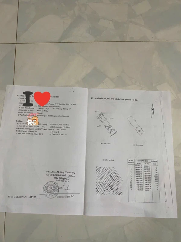 Bán nhà mặt tiền 150m² đường Đồng Khởi Tuy Hòa Phú Yên