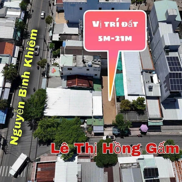 Bán đất mặt tiền Lê Thị Hồng Gấm Rạch Giá 105m2 - 2.5 tỷ